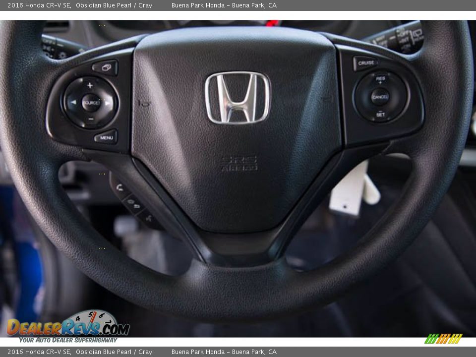 2016 Honda CR-V SE Obsidian Blue Pearl / Gray Photo #13
