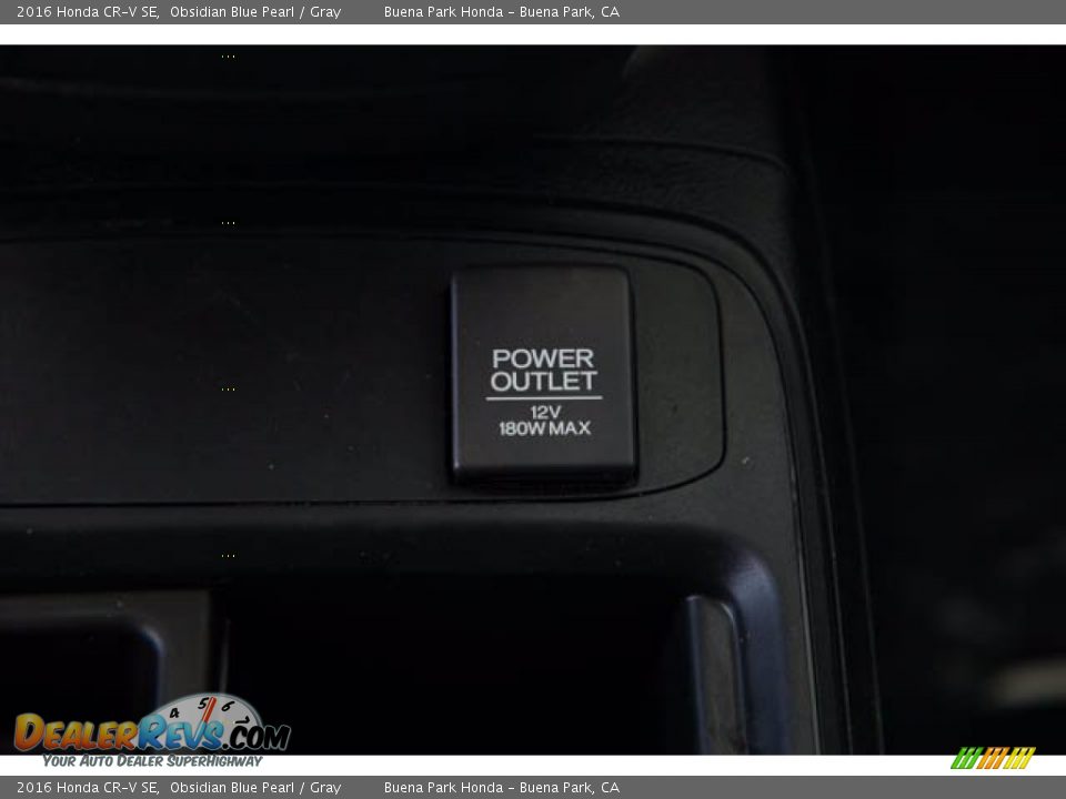 2016 Honda CR-V SE Obsidian Blue Pearl / Gray Photo #14