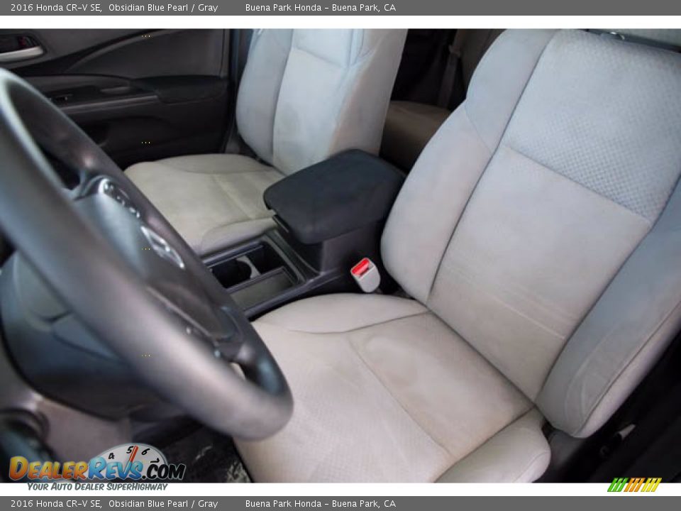 2016 Honda CR-V SE Obsidian Blue Pearl / Gray Photo #15