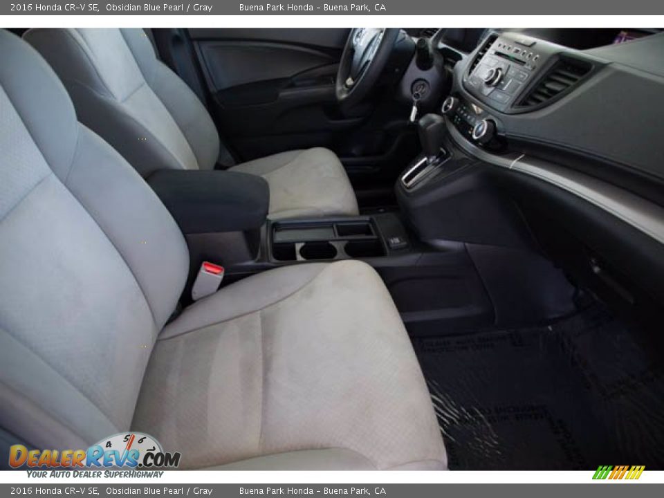 2016 Honda CR-V SE Obsidian Blue Pearl / Gray Photo #20