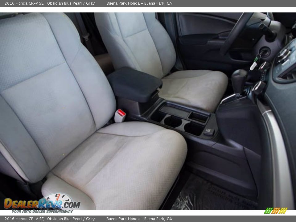 2016 Honda CR-V SE Obsidian Blue Pearl / Gray Photo #21