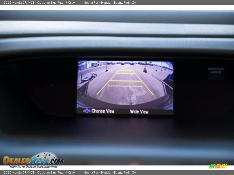 2016 Honda CR-V SE Obsidian Blue Pearl / Gray Photo #23