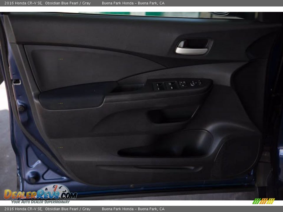 2016 Honda CR-V SE Obsidian Blue Pearl / Gray Photo #25