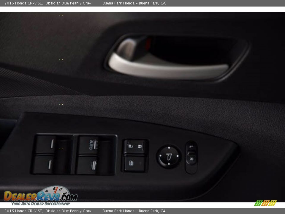 2016 Honda CR-V SE Obsidian Blue Pearl / Gray Photo #26