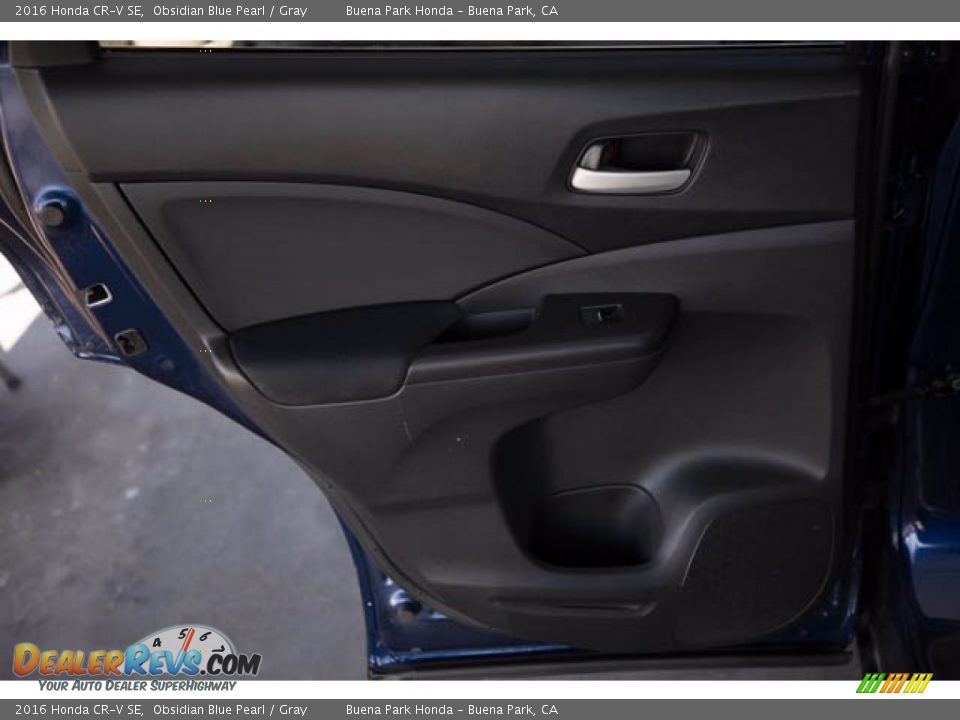 2016 Honda CR-V SE Obsidian Blue Pearl / Gray Photo #27