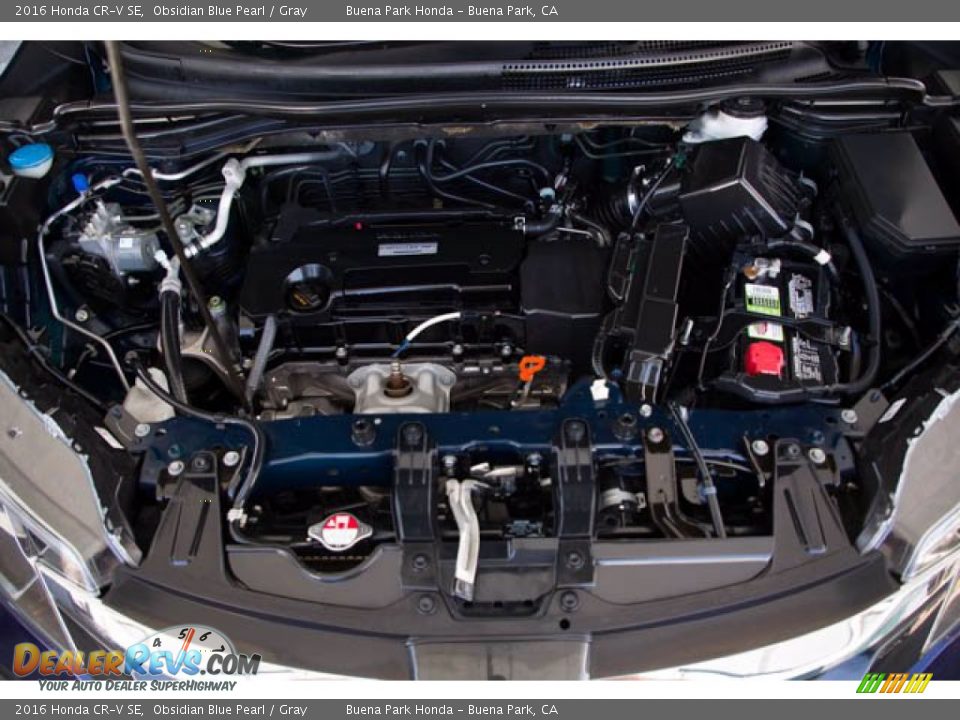 2016 Honda CR-V SE Obsidian Blue Pearl / Gray Photo #30