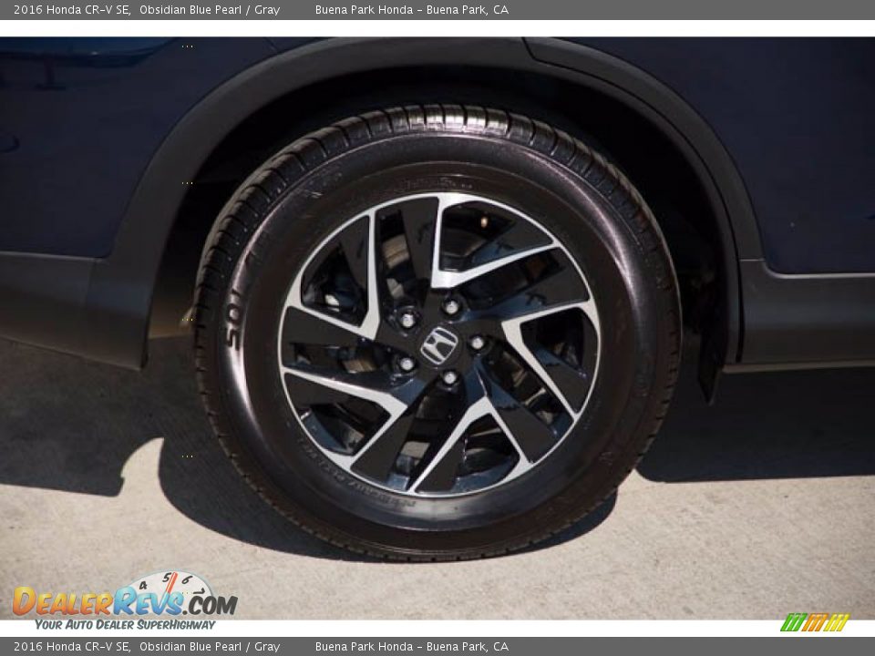 2016 Honda CR-V SE Obsidian Blue Pearl / Gray Photo #31