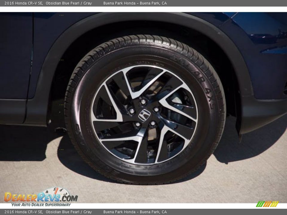 2016 Honda CR-V SE Obsidian Blue Pearl / Gray Photo #32