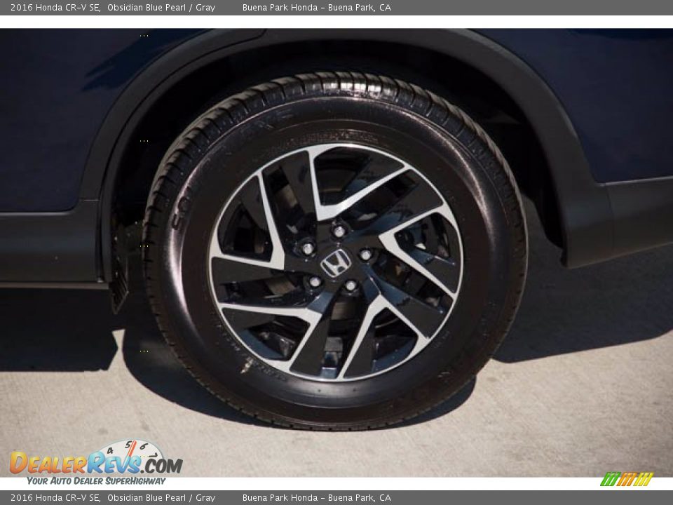 2016 Honda CR-V SE Obsidian Blue Pearl / Gray Photo #33