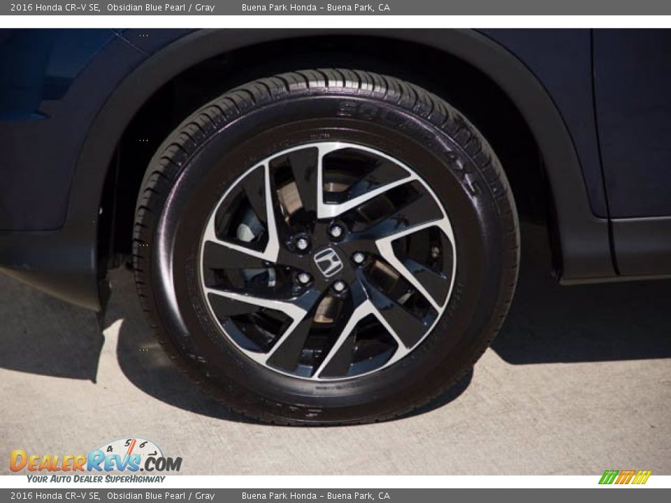 2016 Honda CR-V SE Obsidian Blue Pearl / Gray Photo #34