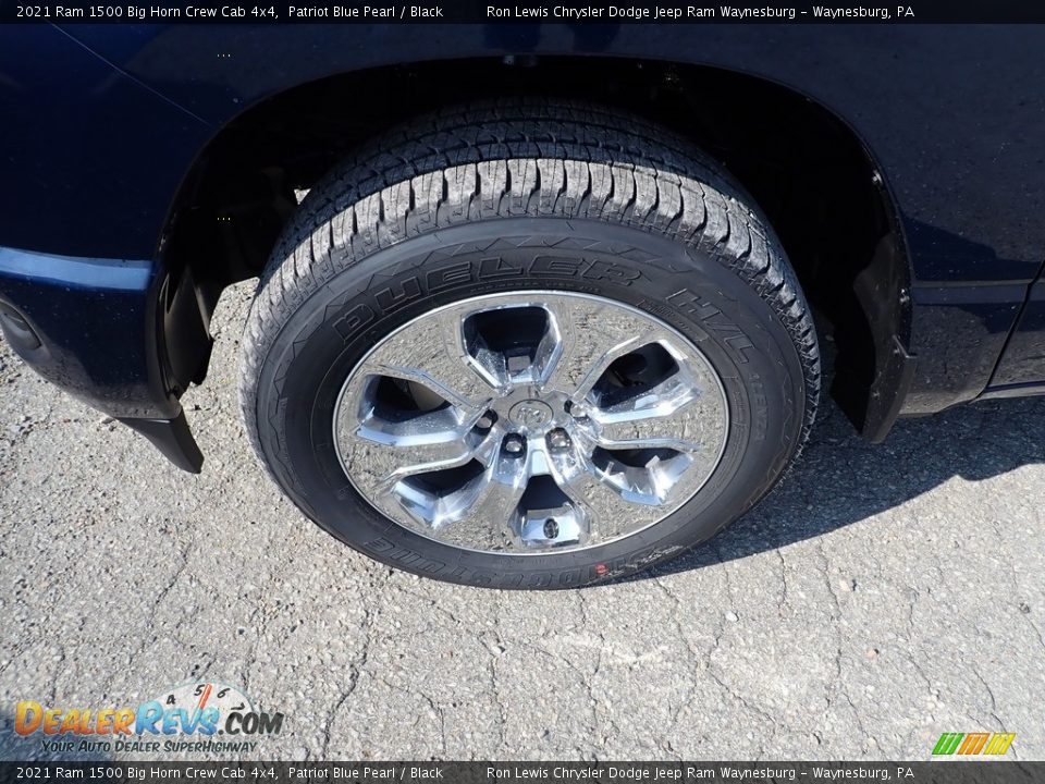 2021 Ram 1500 Big Horn Crew Cab 4x4 Patriot Blue Pearl / Black Photo #2