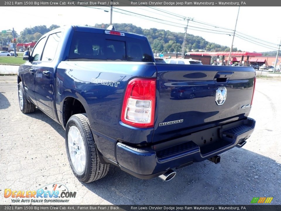 2021 Ram 1500 Big Horn Crew Cab 4x4 Patriot Blue Pearl / Black Photo #5