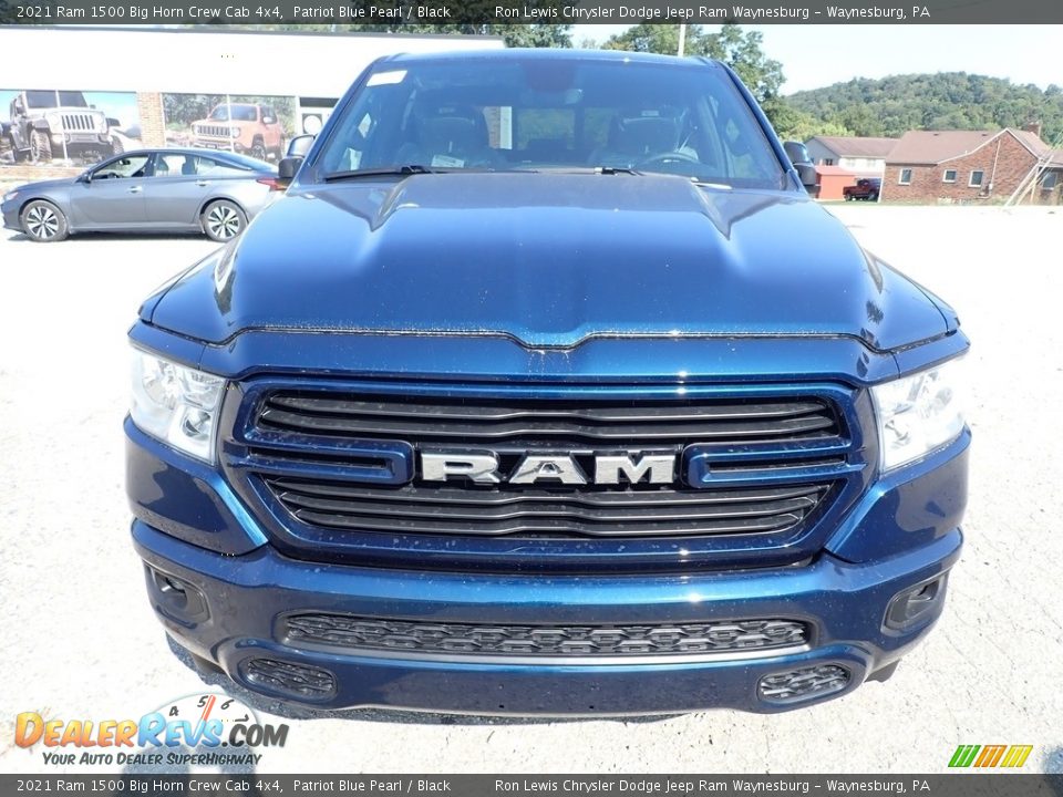 2021 Ram 1500 Big Horn Crew Cab 4x4 Patriot Blue Pearl / Black Photo #10