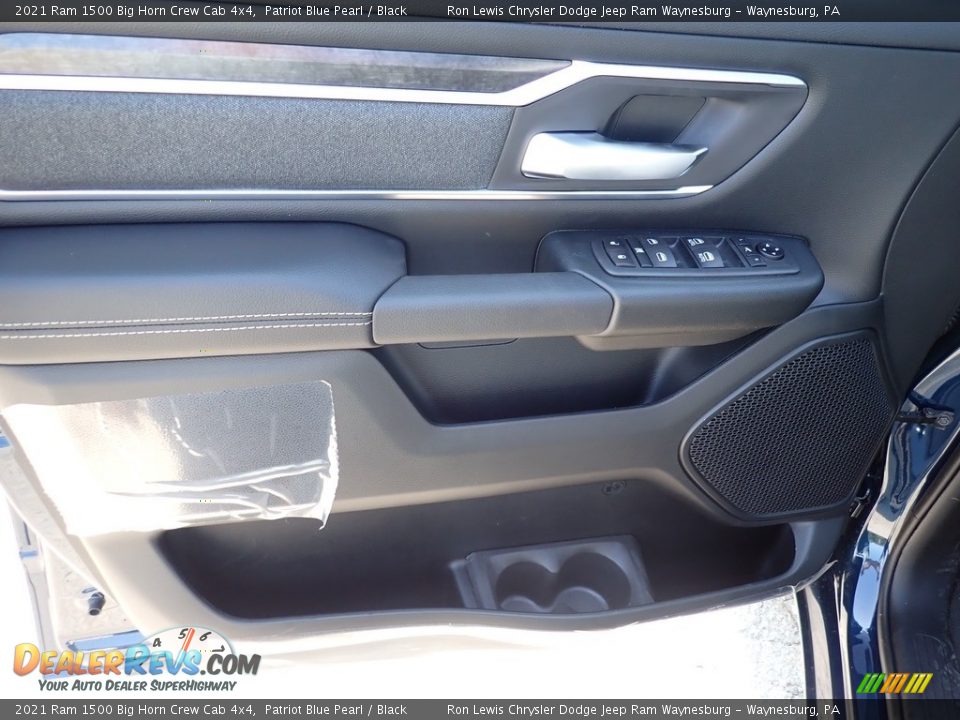 2021 Ram 1500 Big Horn Crew Cab 4x4 Patriot Blue Pearl / Black Photo #14