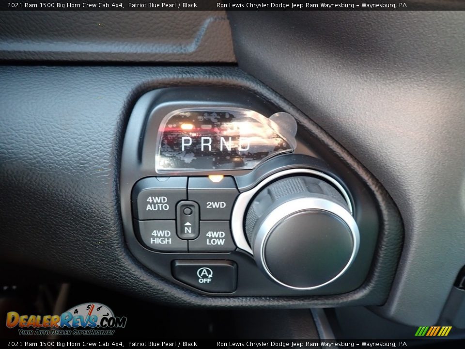 2021 Ram 1500 Big Horn Crew Cab 4x4 Patriot Blue Pearl / Black Photo #17