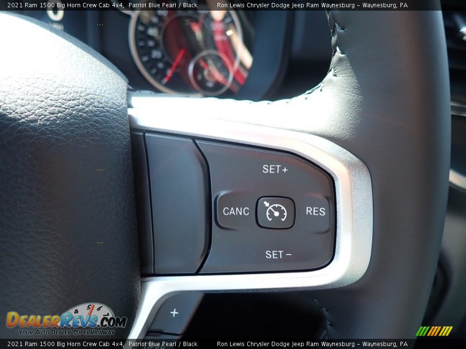 2021 Ram 1500 Big Horn Crew Cab 4x4 Patriot Blue Pearl / Black Photo #18