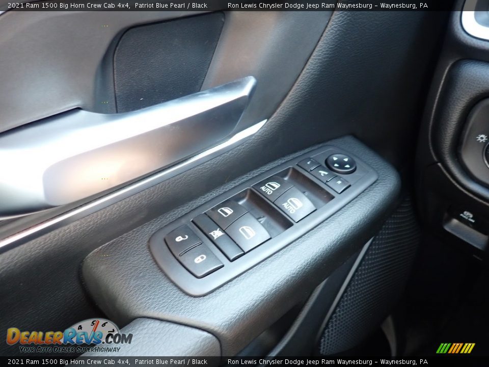 2021 Ram 1500 Big Horn Crew Cab 4x4 Patriot Blue Pearl / Black Photo #20