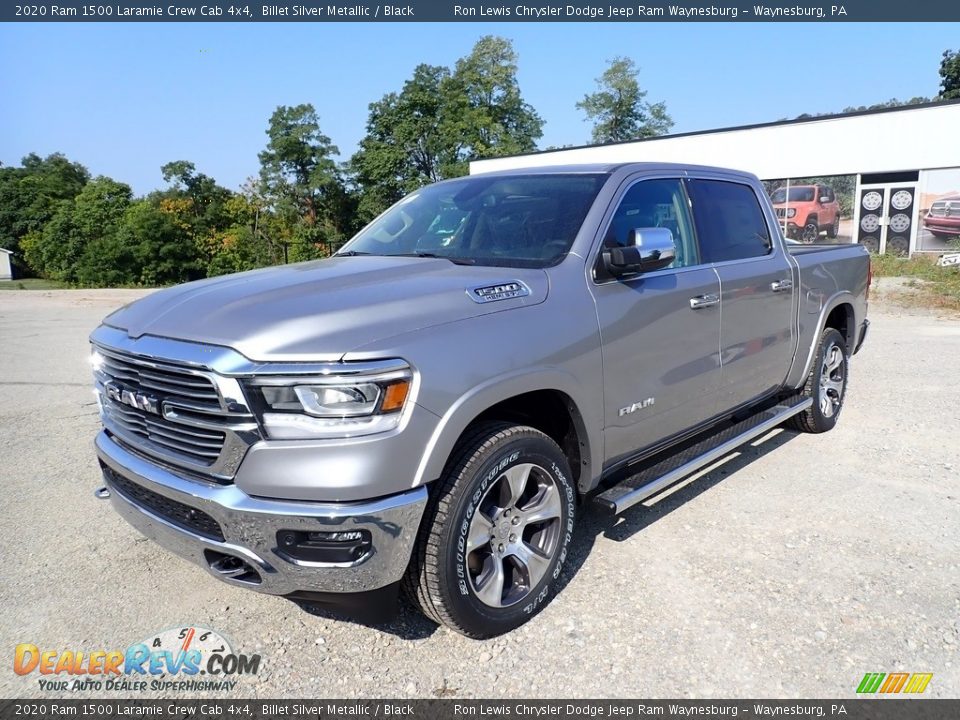 2020 Ram 1500 Laramie Crew Cab 4x4 Billet Silver Metallic / Black Photo #1