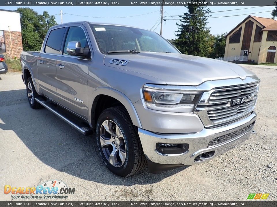 2020 Ram 1500 Laramie Crew Cab 4x4 Billet Silver Metallic / Black Photo #7