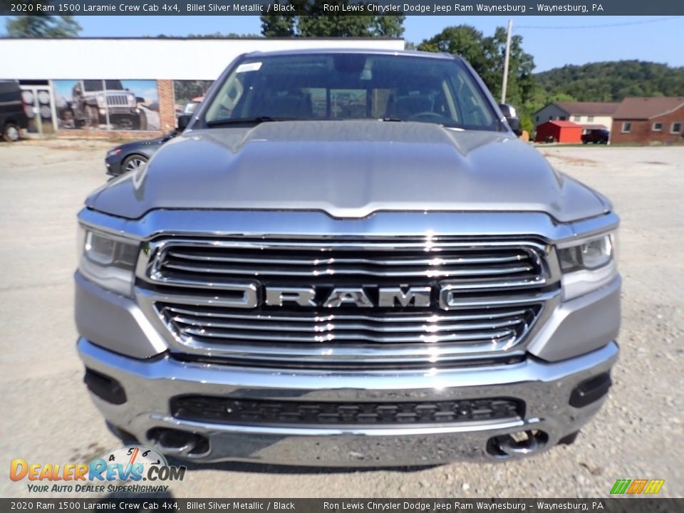 2020 Ram 1500 Laramie Crew Cab 4x4 Billet Silver Metallic / Black Photo #8