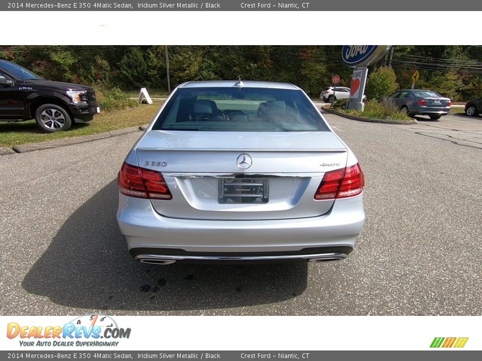 2014 Mercedes-Benz E 350 4Matic Sedan Iridium Silver Metallic / Black Photo #6