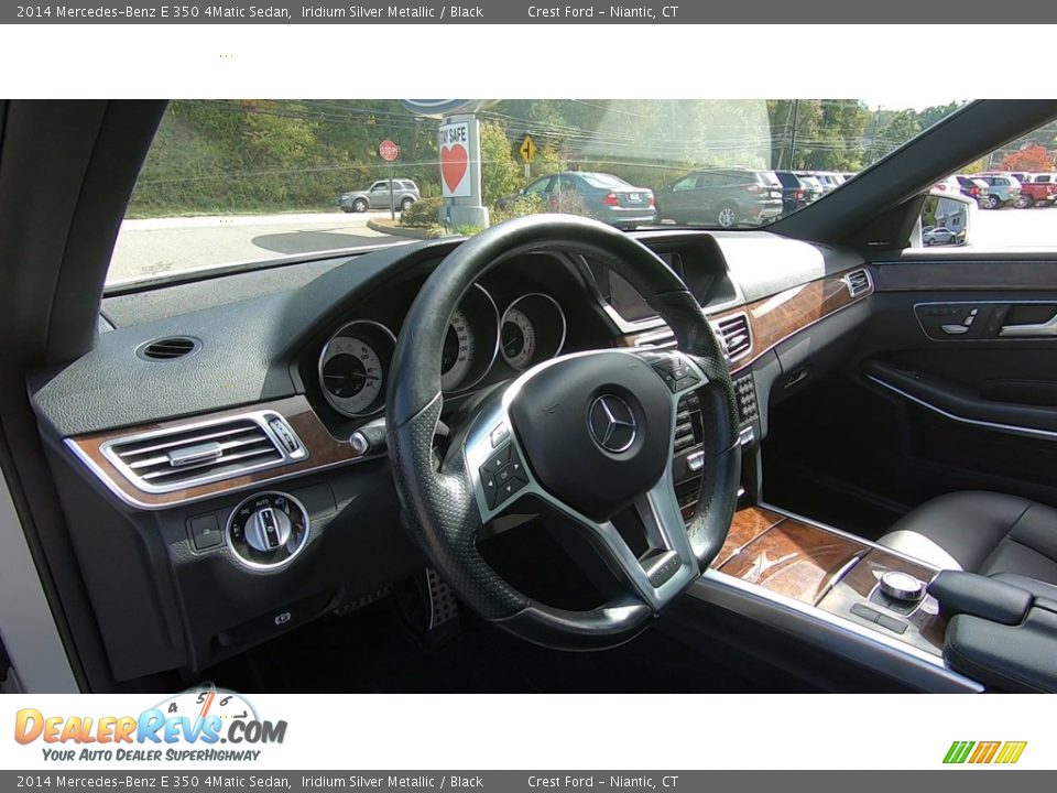 2014 Mercedes-Benz E 350 4Matic Sedan Iridium Silver Metallic / Black Photo #11