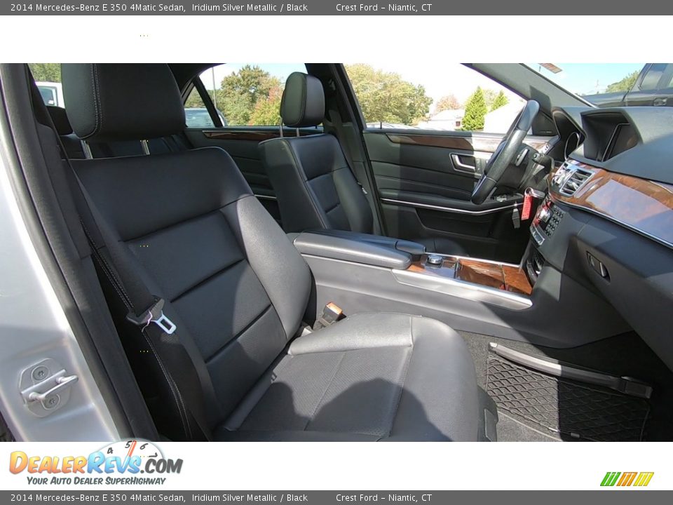 2014 Mercedes-Benz E 350 4Matic Sedan Iridium Silver Metallic / Black Photo #25