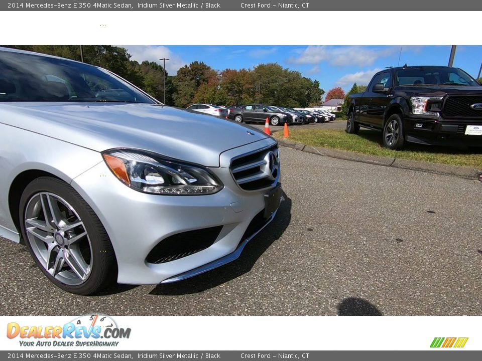 2014 Mercedes-Benz E 350 4Matic Sedan Iridium Silver Metallic / Black Photo #28