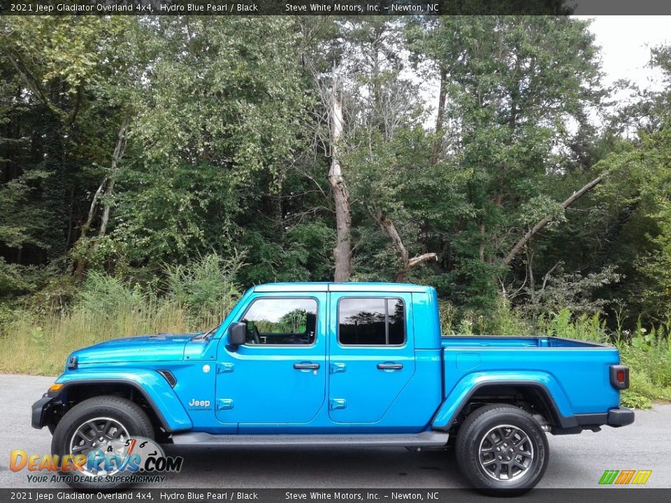 2021 Jeep Gladiator Overland 4x4 Hydro Blue Pearl / Black Photo #1
