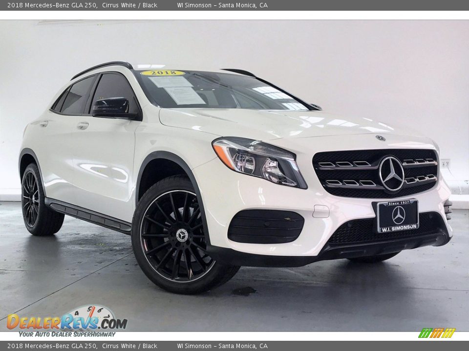 2018 Mercedes-Benz GLA 250 Cirrus White / Black Photo #34