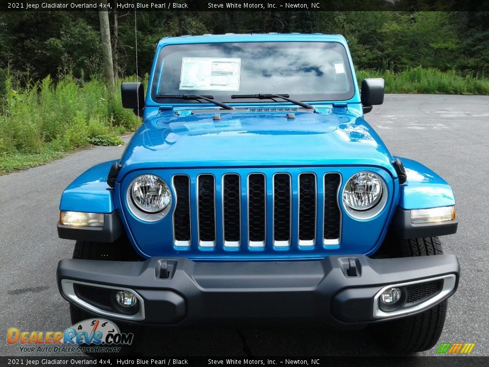 2021 Jeep Gladiator Overland 4x4 Hydro Blue Pearl / Black Photo #3