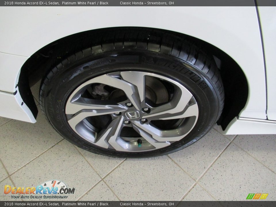 2018 Honda Accord EX-L Sedan Platinum White Pearl / Black Photo #6