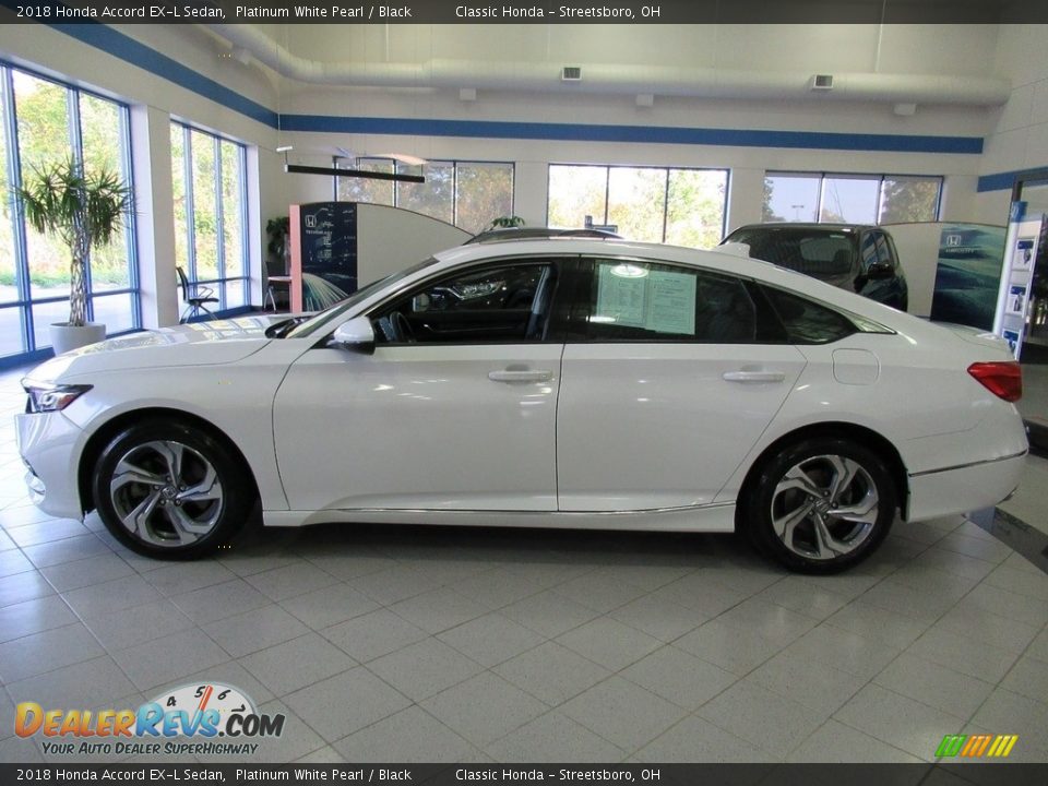 2018 Honda Accord EX-L Sedan Platinum White Pearl / Black Photo #10