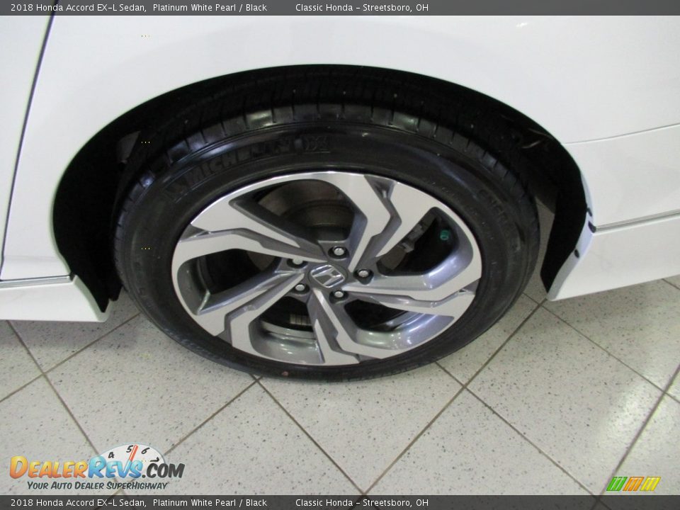 2018 Honda Accord EX-L Sedan Platinum White Pearl / Black Photo #11