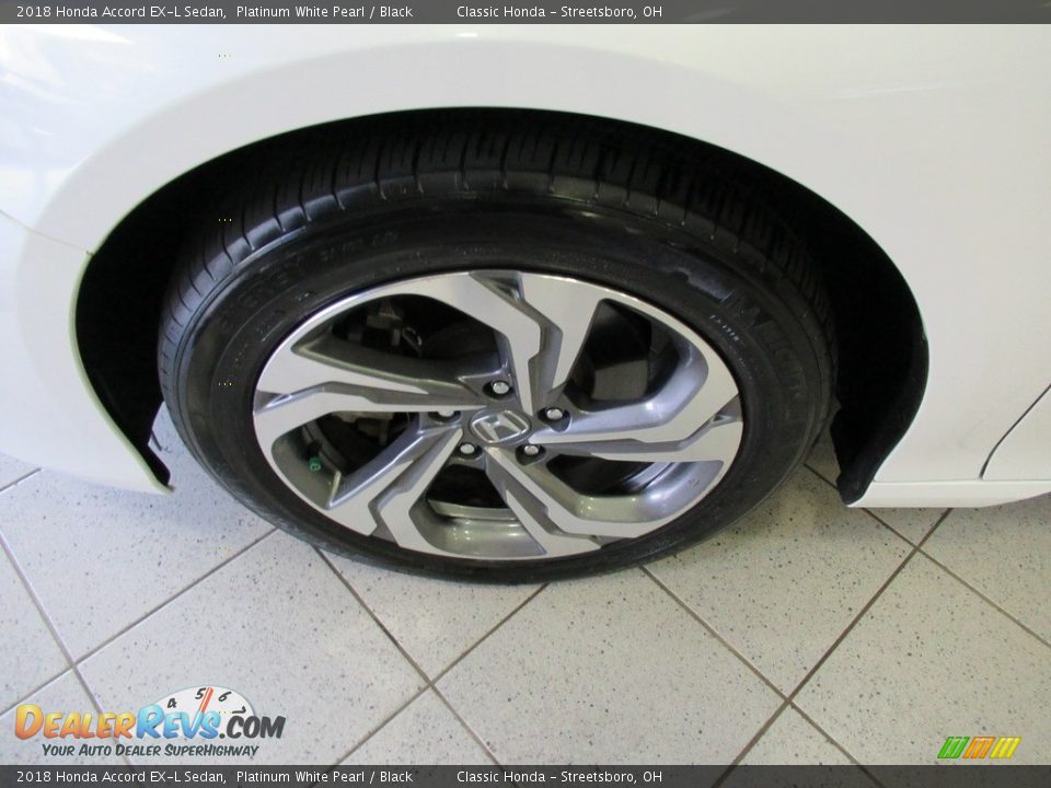 2018 Honda Accord EX-L Sedan Platinum White Pearl / Black Photo #12