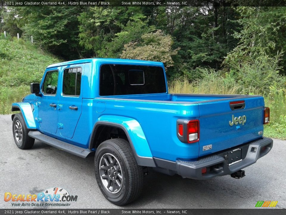 2021 Jeep Gladiator Overland 4x4 Hydro Blue Pearl / Black Photo #9