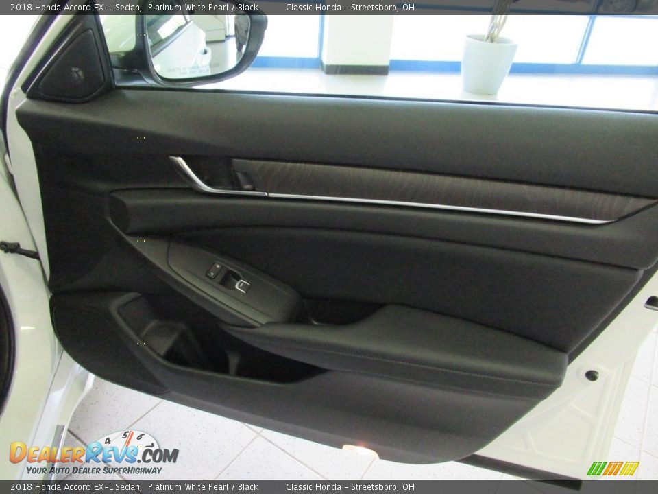 2018 Honda Accord EX-L Sedan Platinum White Pearl / Black Photo #14