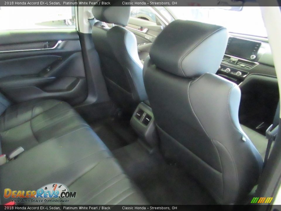 2018 Honda Accord EX-L Sedan Platinum White Pearl / Black Photo #19