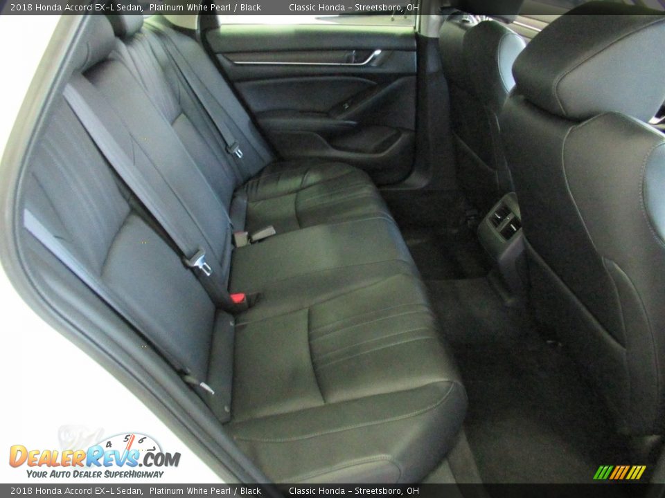 2018 Honda Accord EX-L Sedan Platinum White Pearl / Black Photo #20
