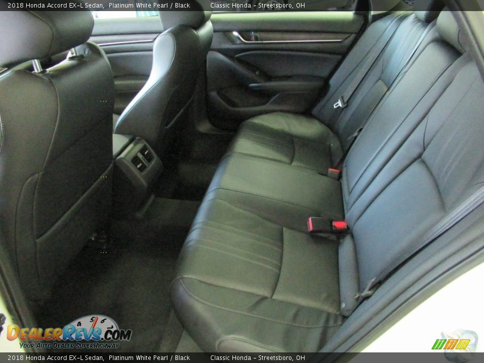 2018 Honda Accord EX-L Sedan Platinum White Pearl / Black Photo #25