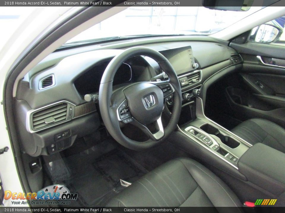 2018 Honda Accord EX-L Sedan Platinum White Pearl / Black Photo #27
