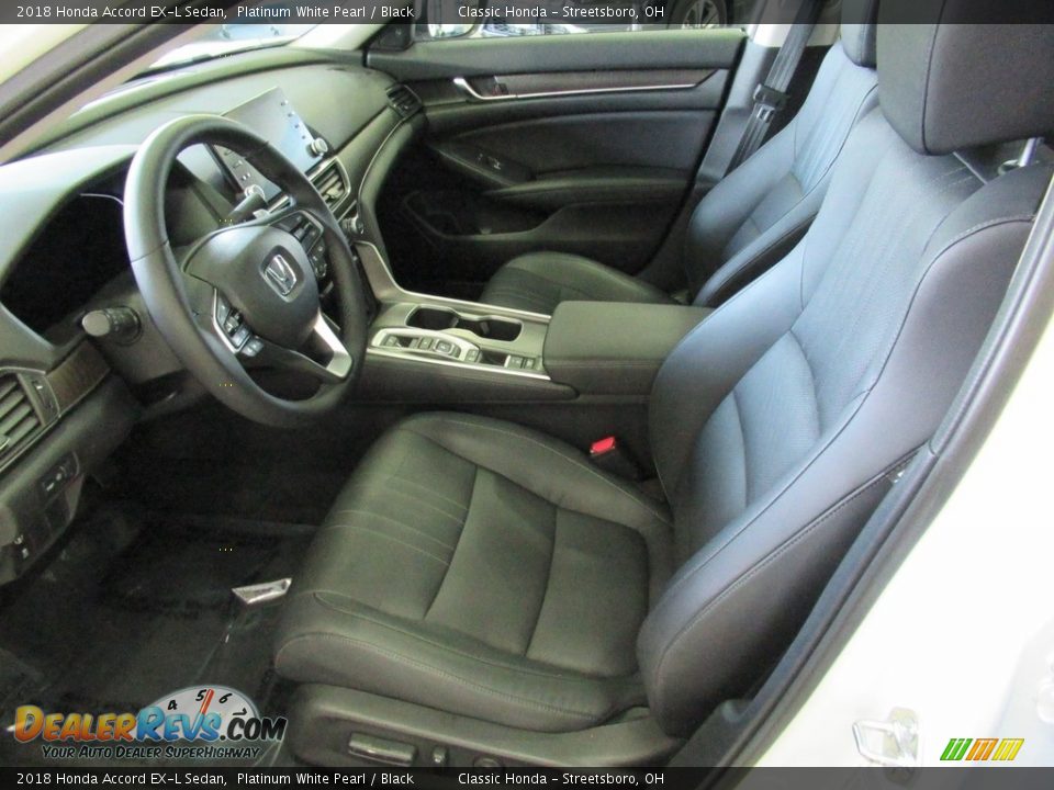 2018 Honda Accord EX-L Sedan Platinum White Pearl / Black Photo #28