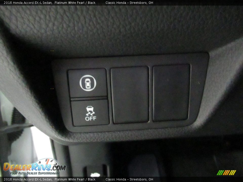 2018 Honda Accord EX-L Sedan Platinum White Pearl / Black Photo #29