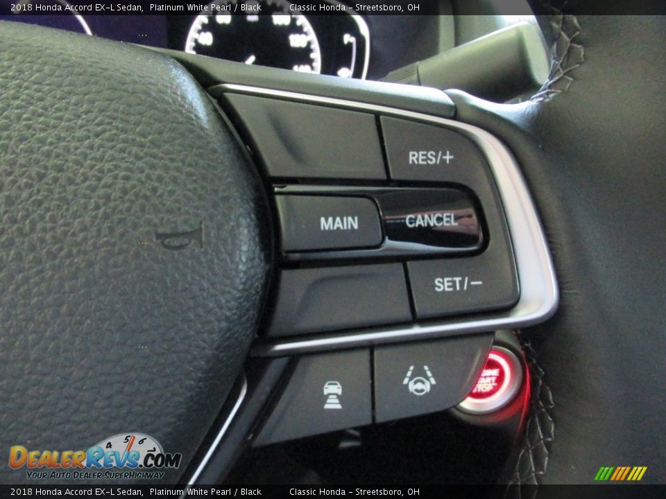 2018 Honda Accord EX-L Sedan Platinum White Pearl / Black Photo #32