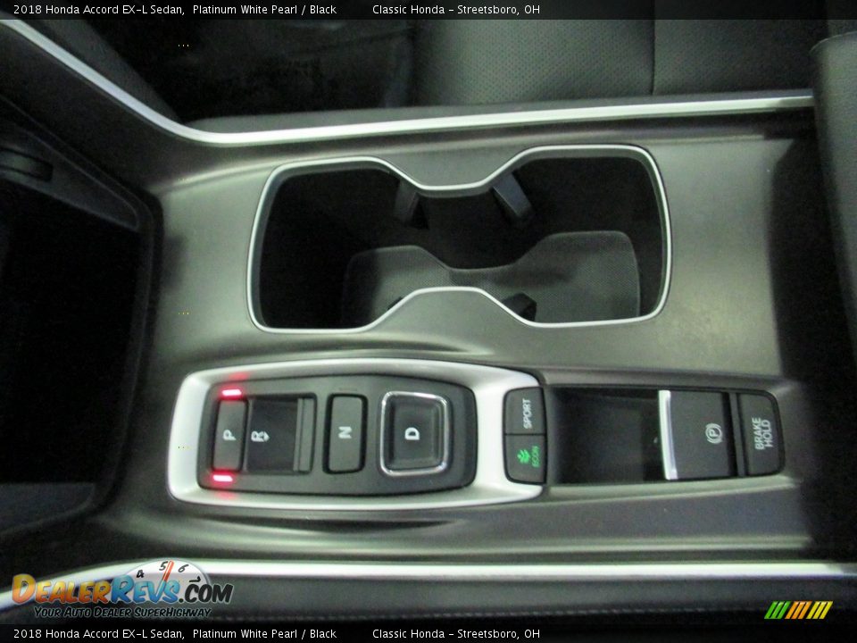 2018 Honda Accord EX-L Sedan Platinum White Pearl / Black Photo #34