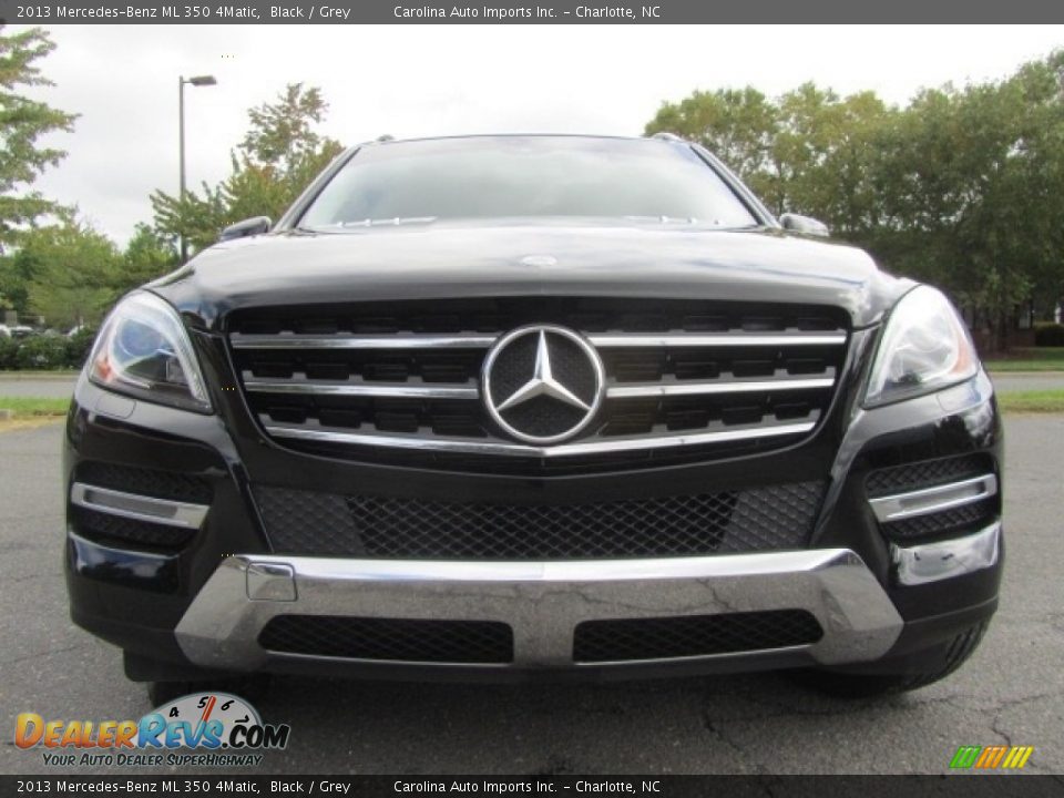 2013 Mercedes-Benz ML 350 4Matic Black / Grey Photo #4