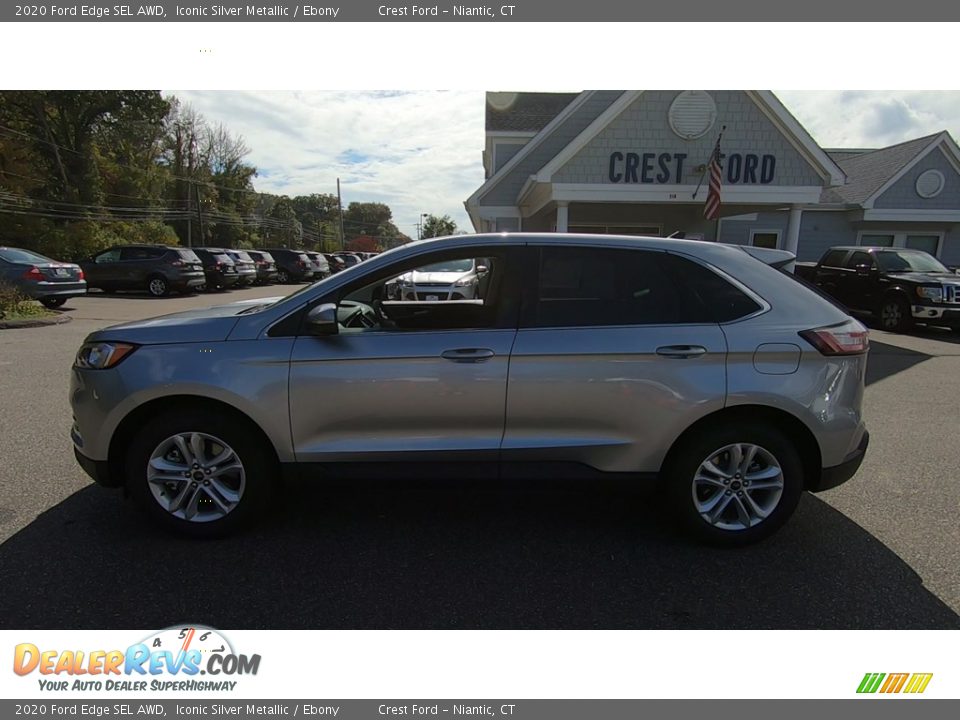 2020 Ford Edge SEL AWD Iconic Silver Metallic / Ebony Photo #4