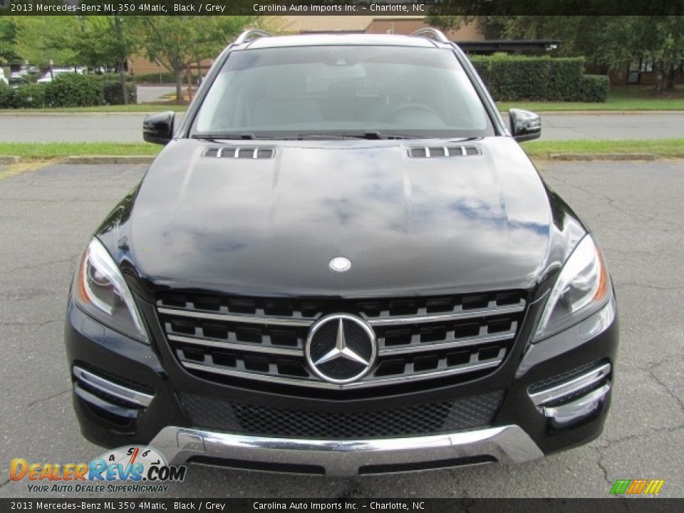2013 Mercedes-Benz ML 350 4Matic Black / Grey Photo #5