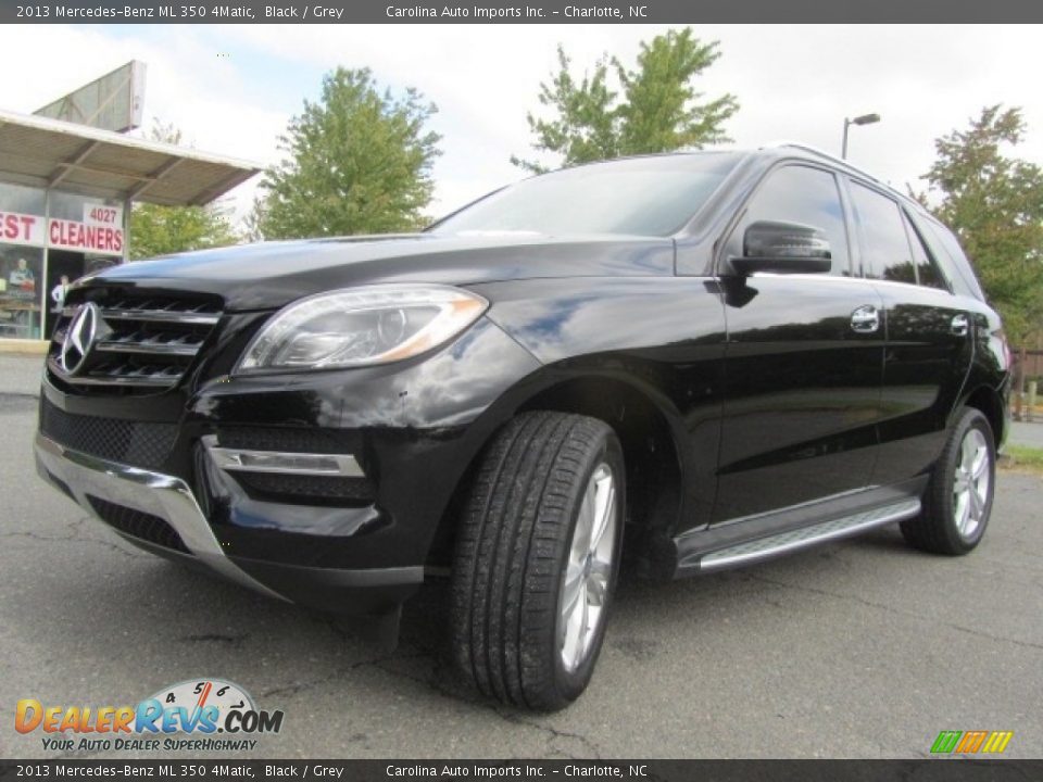 2013 Mercedes-Benz ML 350 4Matic Black / Grey Photo #6