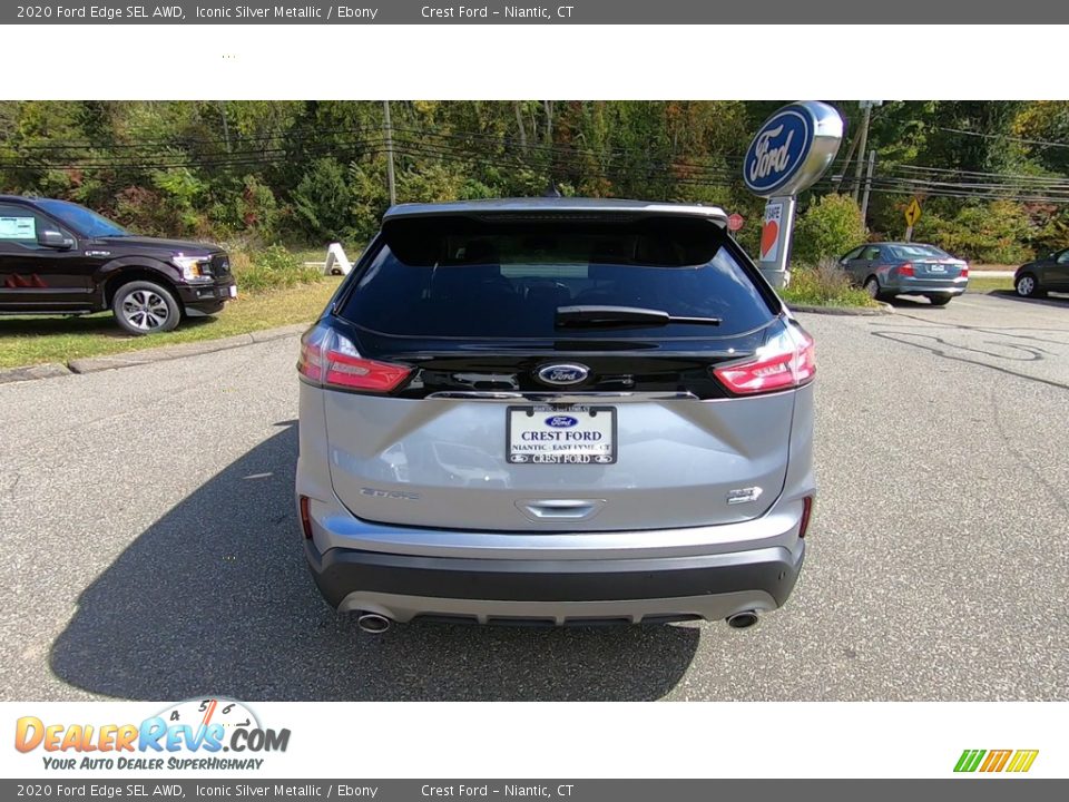 2020 Ford Edge SEL AWD Iconic Silver Metallic / Ebony Photo #6